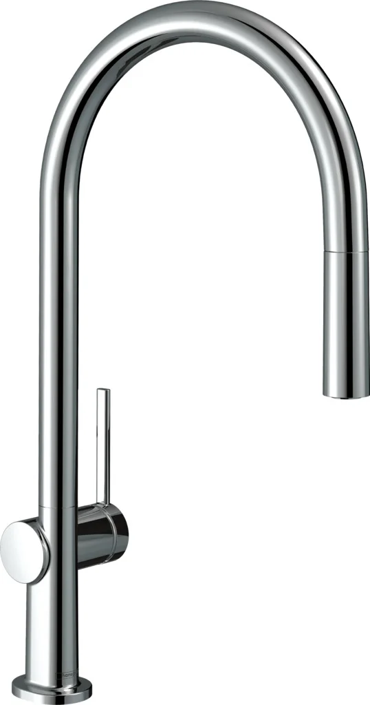 Hansgrohe Talis M54 Einhebel-Küchenmischer mit Ausziehauslauf, Chrom, ComfortZone 210, Schwenkbereich einstellbar in 4 Stufen, Normalstrahl, Quick-Connect Schlauch, maximale Durchflussmenge bei 3 bar: 7 l/min, Keramikmischsystem, Temperaturbegrenzung ein Hansgrohe Talis M54 Einhebel-Küchenmischer mit Ausziehauslauf, Chrom, ComfortZone 210, Schwenkbereich einstellbar in 4 Stufen, Normalstrahl, Quick-Connect Schlauch, maximale Durchflussmenge bei 3 bar: 7 l/min, Keramikmischsystem, Temperaturbegrenzung ein