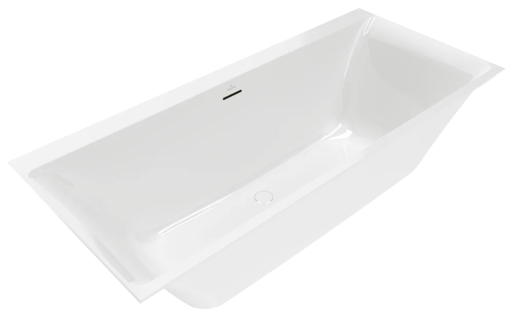 Villeroy & Boch Subway 3.0 Badewanne Rechteck, 1800x800x480mm, Duo, Weiß Alpin