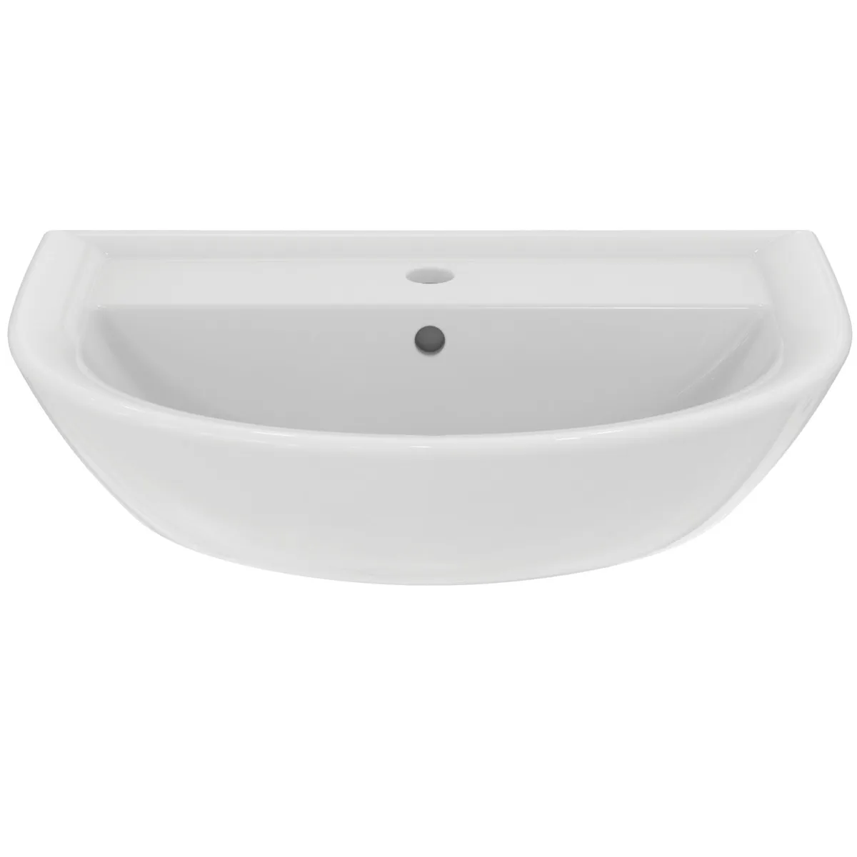 Waschbecken „Eurovit“ 60 × 47 × 17,5 cm, Hahnlochposition mittig