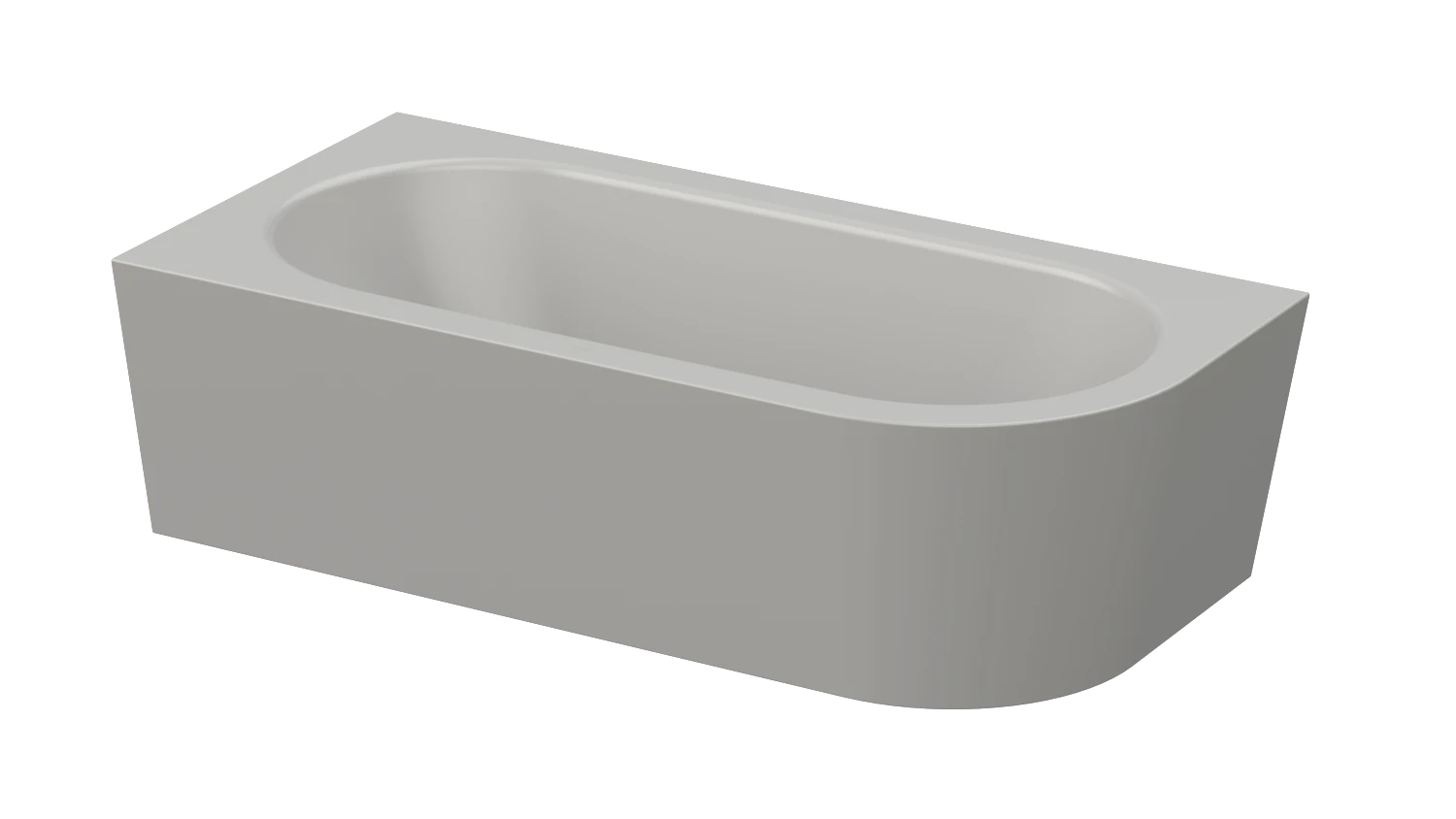 Bette rechteck Badewanne „BetteStarlet IV Silhouette“ 195 × 95 cm in Dust