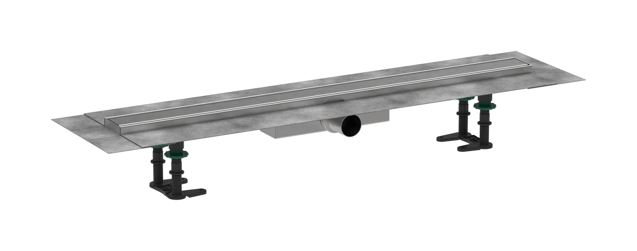 Hansgrohe RainDrain Compact Komplettset Duschrinne 800, flache Installation, Edelstahl gebürstet Hansgrohe RainDrain Compact Komplettset Duschrinne 800, flache Installation, Edelstahl gebürstet