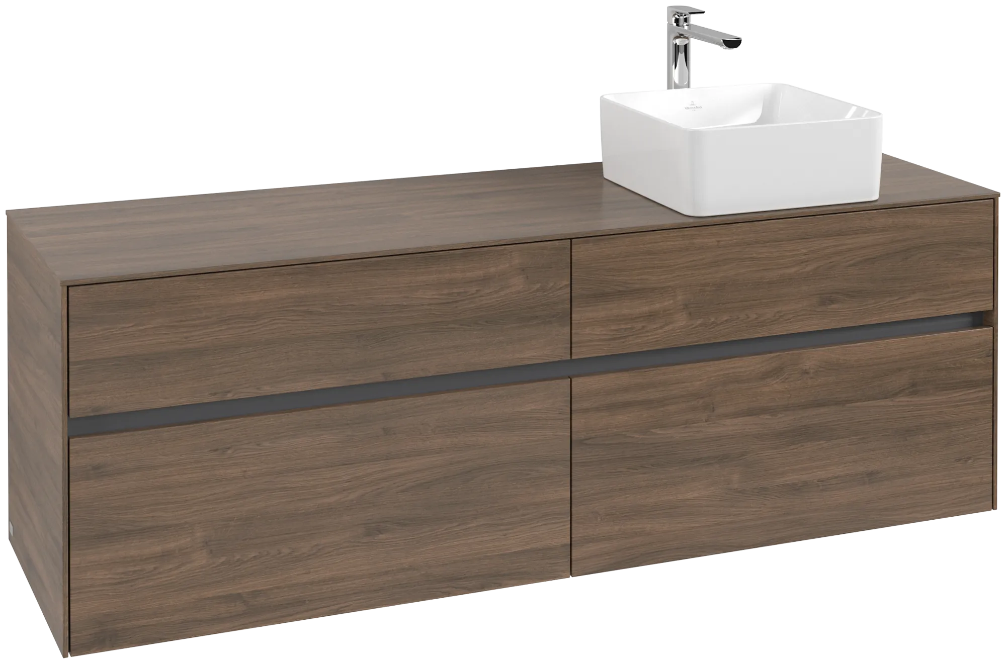 Villeroy & Boch Collaro Waschbeckenunterschrank C05100, 1600 x 548 x 500 mm, Arizona Oak