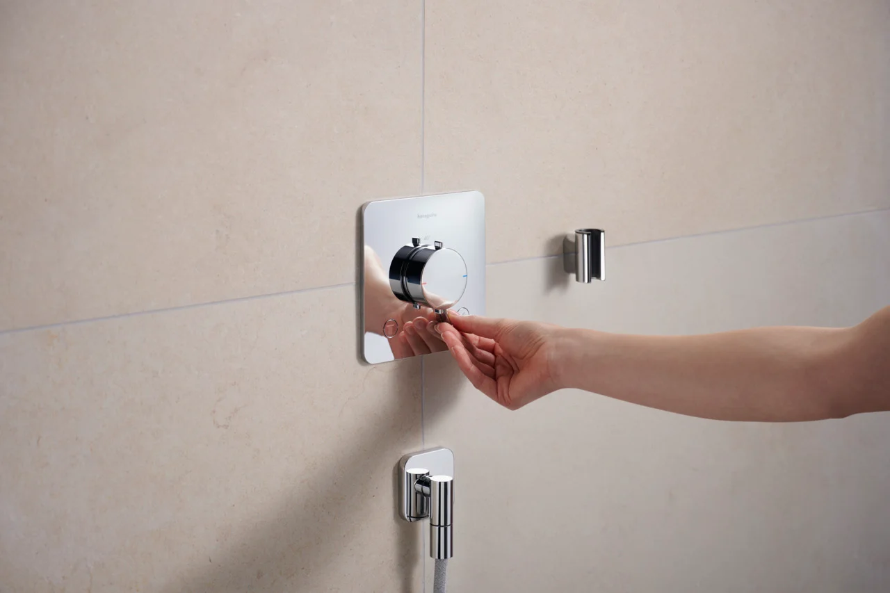 Hansgrohe Ecostat Comfort Q Thermostat Unterputz, Chrom, 2 Verbraucher, Temperatur- und Volumensteuerung, einfache Installation Hansgrohe Ecostat Comfort Q Thermostat Unterputz, Chrom, 2 Verbraucher, Temperatur- und Volumensteuerung, einfache Installation