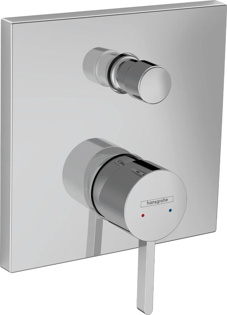Hansgrohe Finoris Einhebel-Wannenmischer Unterputz, Chrom, 2 Verbraucher, max. Durchfluss 25 l/min, Keramikmischsystem, Temperaturbegrenzung einstellbar Hansgrohe Finoris Einhebel-Wannenmischer Unterputz, Chrom, 2 Verbraucher, max. Durchfluss 25 l/min, Keramikmischsystem, Temperaturbegrenzung einstellbar