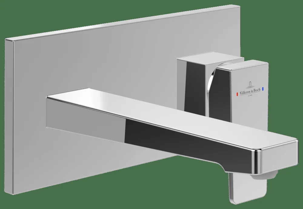Villeroy & Boch Architectura Square Einhand Waschtisch Armatur TVW125003000, Chrom Villeroy & Boch Architectura Square Einhand Waschtisch Armatur TVW125003000, Chrom