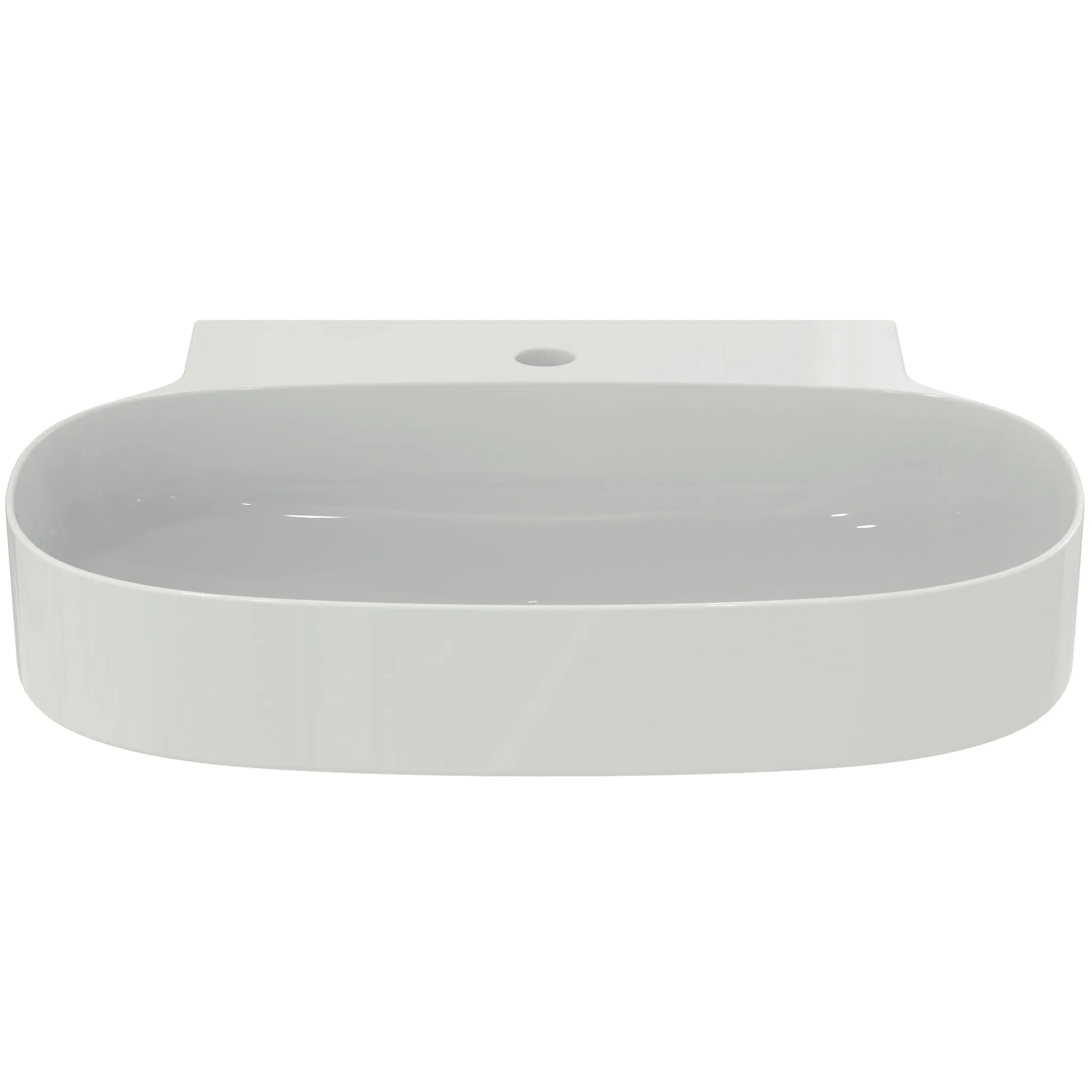 Waschbecken „Linda-X“ 60 × 50 × 13,5 cm, Hahnlochposition mittig in Weiß Waschbecken „Linda-X“ 60 × 50 × 13,5 cm, Hahnlochposition mittig in Weiß