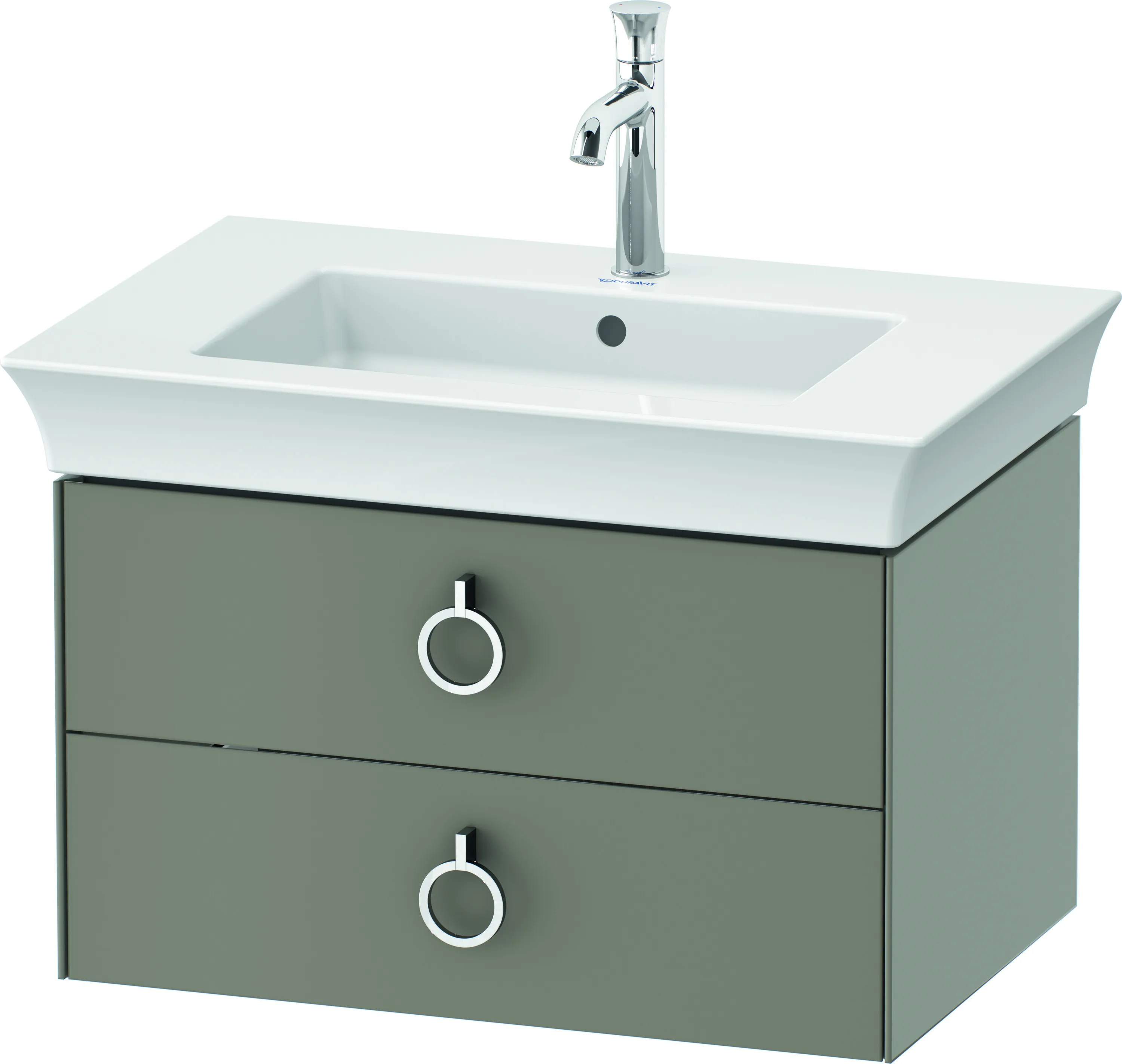 Duravit Waschtischunterschrank wandhängend „White Tulip“ 68,4 × 41 × 45,8 cm Duravit Waschtischunterschrank wandhängend „White Tulip“ 68,4 × 41 × 45,8 cm