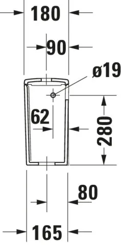 Spülkasten „ME by Starck“ 39,5 × 35 × 18 cm Spülkasten „ME by Starck“ 39,5 × 35 × 18 cm