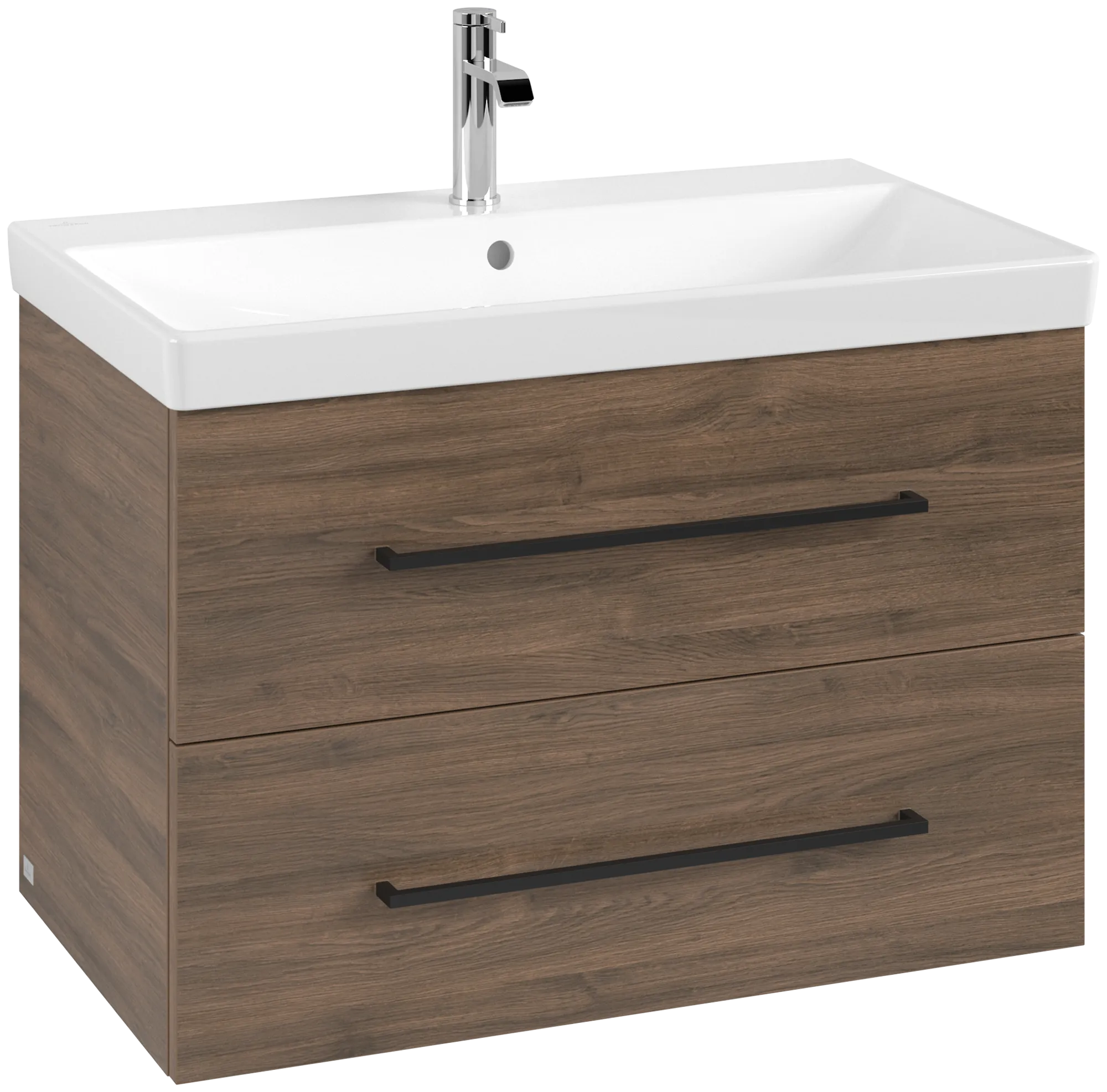 Villeroy & Boch Waschbeckenunterschrank Avento, Arizona Oak, 776x514x450 mm, Eckig, SoftClosing, 2 Auszüge Villeroy & Boch Waschbeckenunterschrank Avento, Arizona Oak, 776x514x450 mm, Eckig, SoftClosing, 2 Auszüge