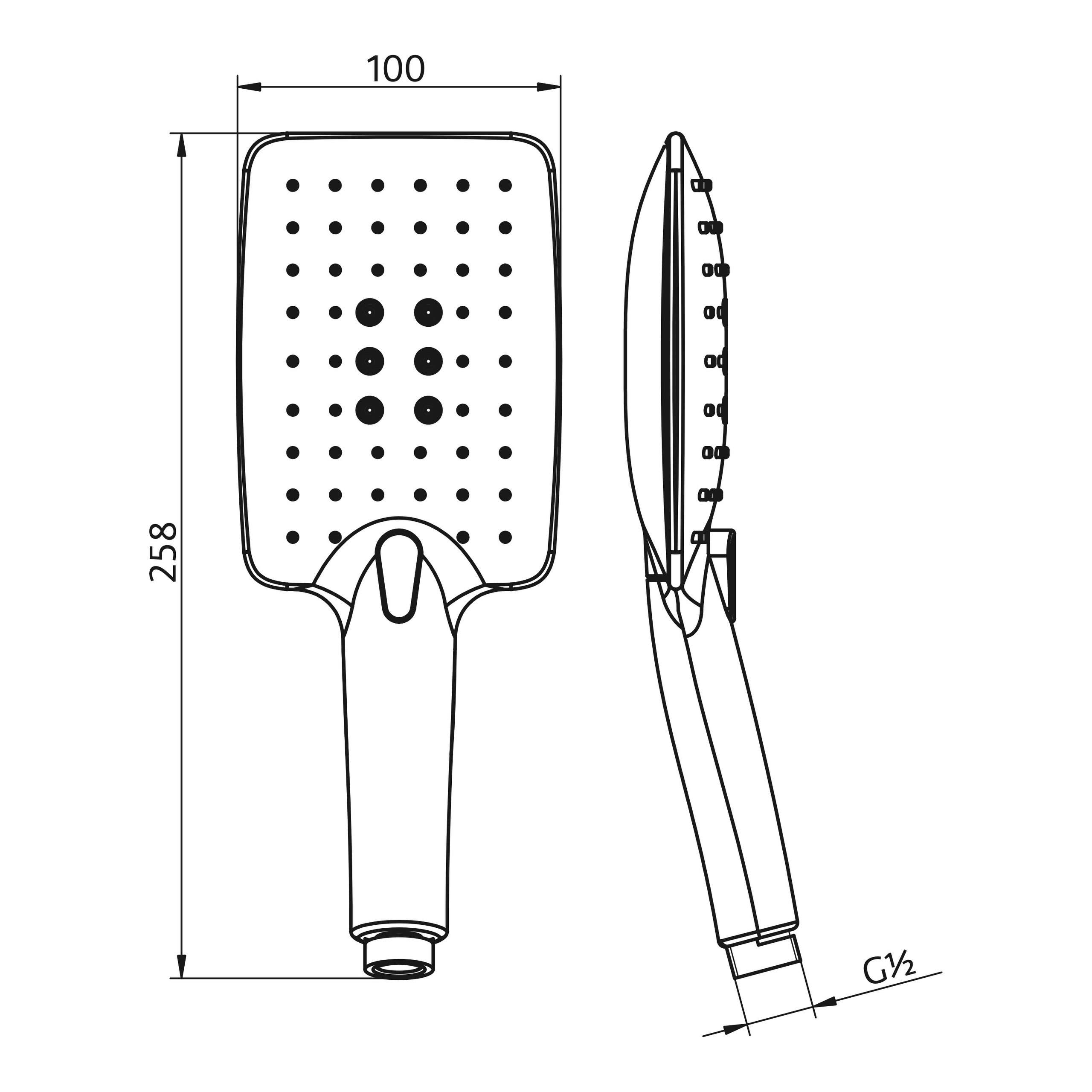 Handbrause „AquaSwitch Softcube“ Handbrause „AquaSwitch Softcube“