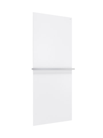 Zehnder Design-Elektroheizkörper „Fina Lean Bar“ 70 × 180 cm in Verkehrsweiß (RAL 9016, glänzend)