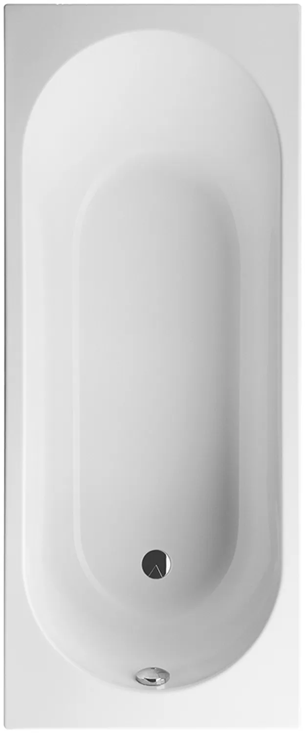 Villeroy & Boch Whirlwanne „O.novo“ mit Whirlsystem „Hydropool Entry“ rechteck 170 × 70 cm, Fußablauf