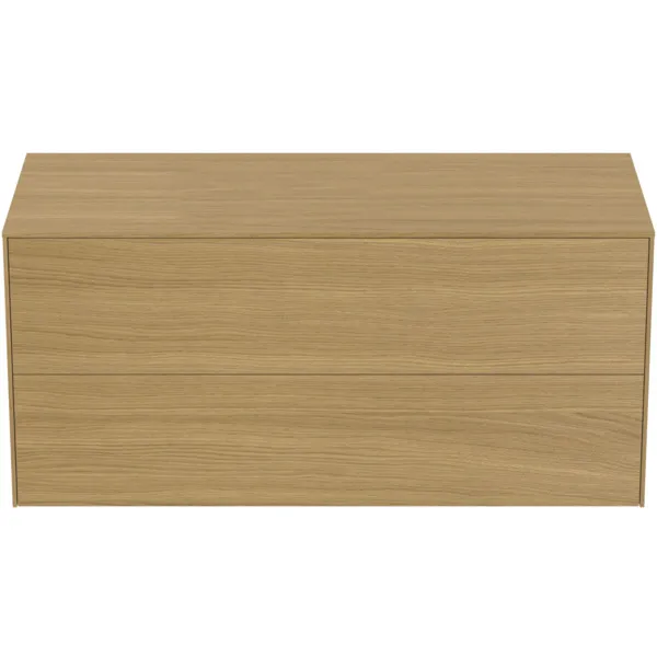 Ideal Standard Waschtischunterschrank „Conca“ 120,2 × 55 × 50,5 cm Eiche hell Furnier Ideal Standard Waschtischunterschrank „Conca“ 120,2 × 55 × 50,5 cm Eiche hell Furnier