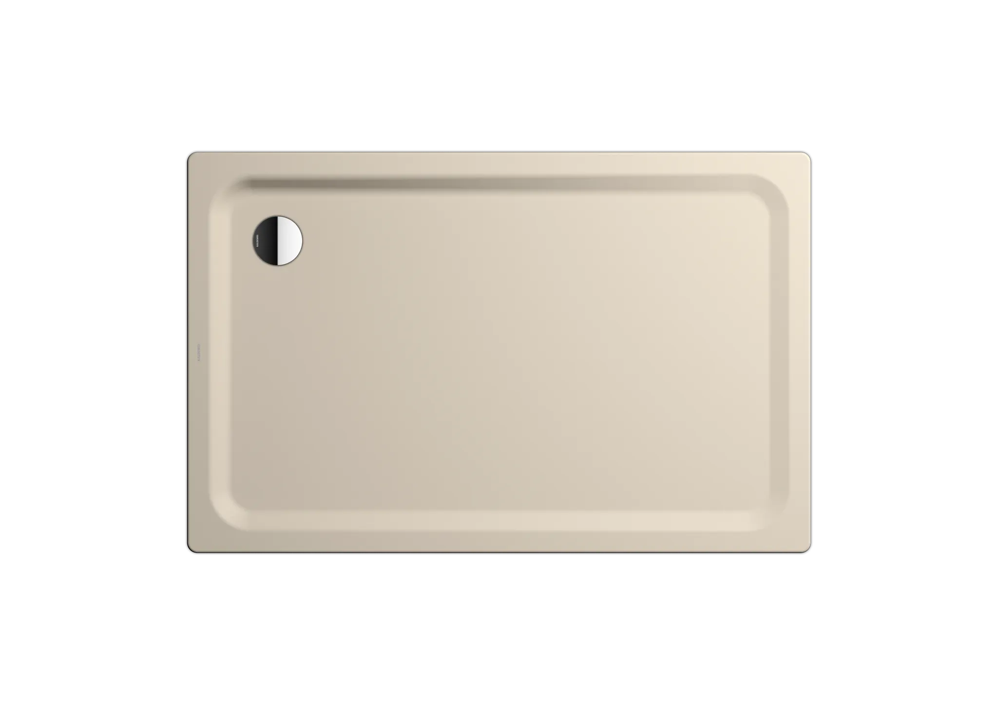 Kaldewei rechteck Duschwanne „Superplan Classic“ 100 × 140 cm ohne Oberflächenbeschichtung, mit Perl-Effekt, in warm beige 20