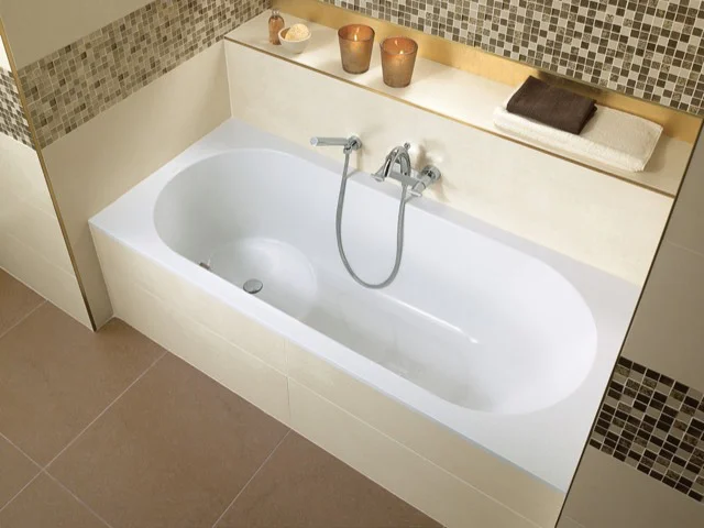 Villeroy & Boch Libra Badewanne Rechteck UBQ170LIB2V, 1700 x 750 x 457 mm, Weiß Alpin