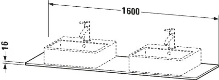 Duravit Konsole „XSquare“