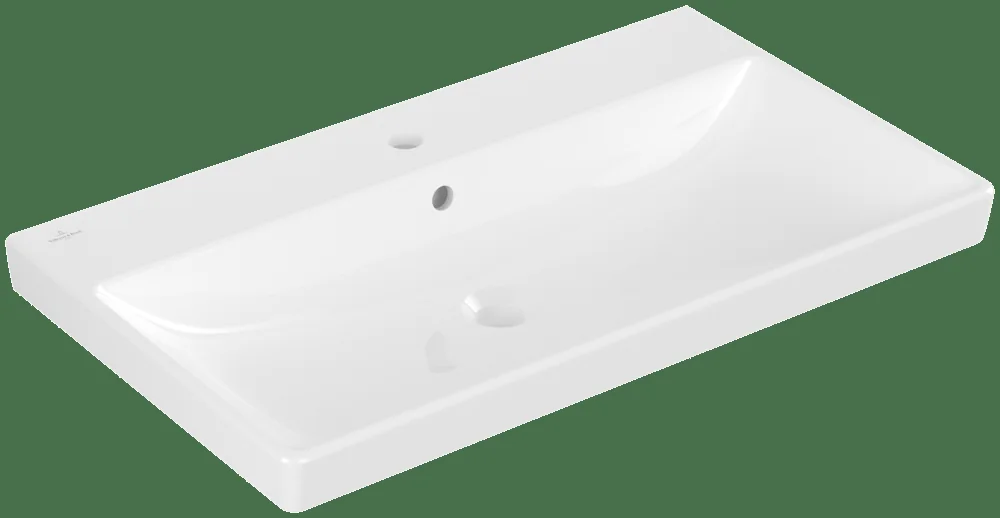 Villeroy & Boch Avento Schrankwaschtisch 800x470mm Rechteck 1HL. mit Überlauf Weiß Alpin Villeroy & Boch Avento Schrankwaschtisch 800x470mm Rechteck 1HL. mit Überlauf Weiß Alpin