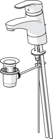 Einhand-Waschtischarmatur „Mix“ Ausladung 157 mm in Chrom Einhand-Waschtischarmatur „Mix“ Ausladung 157 mm in Chrom