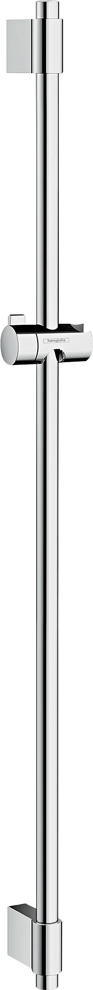 Hansgrohe Unica Brausestange Varia 105 cm Chrom – variable Wandstutzen, verstellbarer Neigungswinkel, Gesamtlänge 1044 mm
