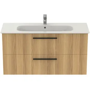 Möbelpaket i.life A mit Waschtisch 120cm und Unterschrank mit schwarzem Griff Weiß matt Möbelpaket i.life A mit Waschtisch 120cm und Unterschrank mit schwarzem Griff Weiß matt