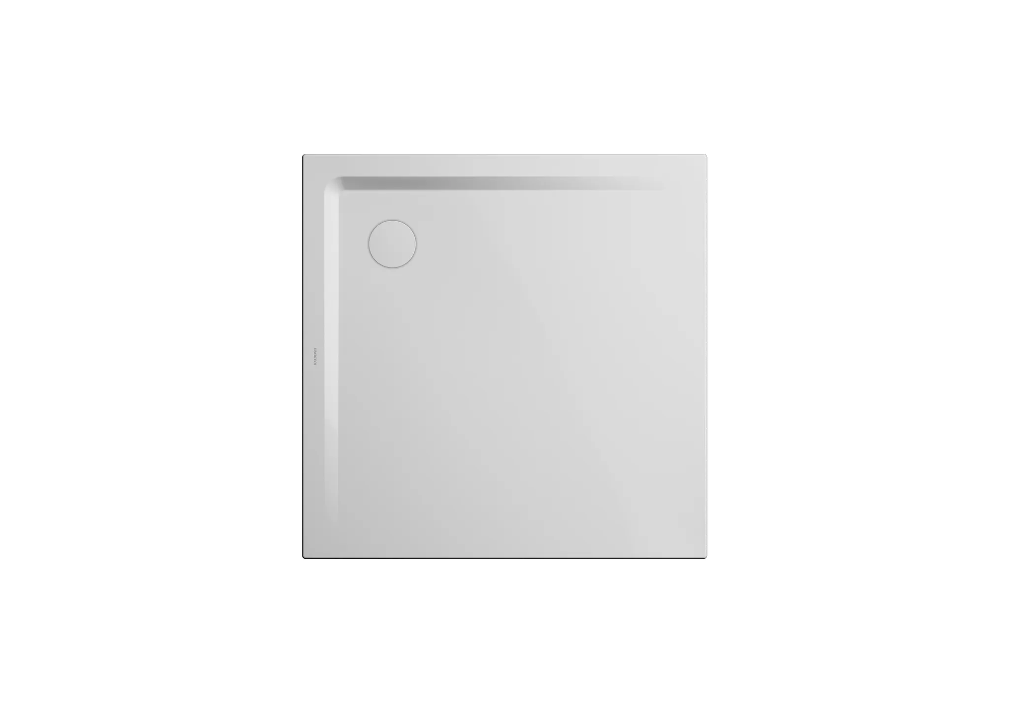 Kaldewei Duschwanne „Superplan“ 120 × 120 cm ohne Oberflächenbeschichtung, ohne Oberflächenveredelung, in manhattan