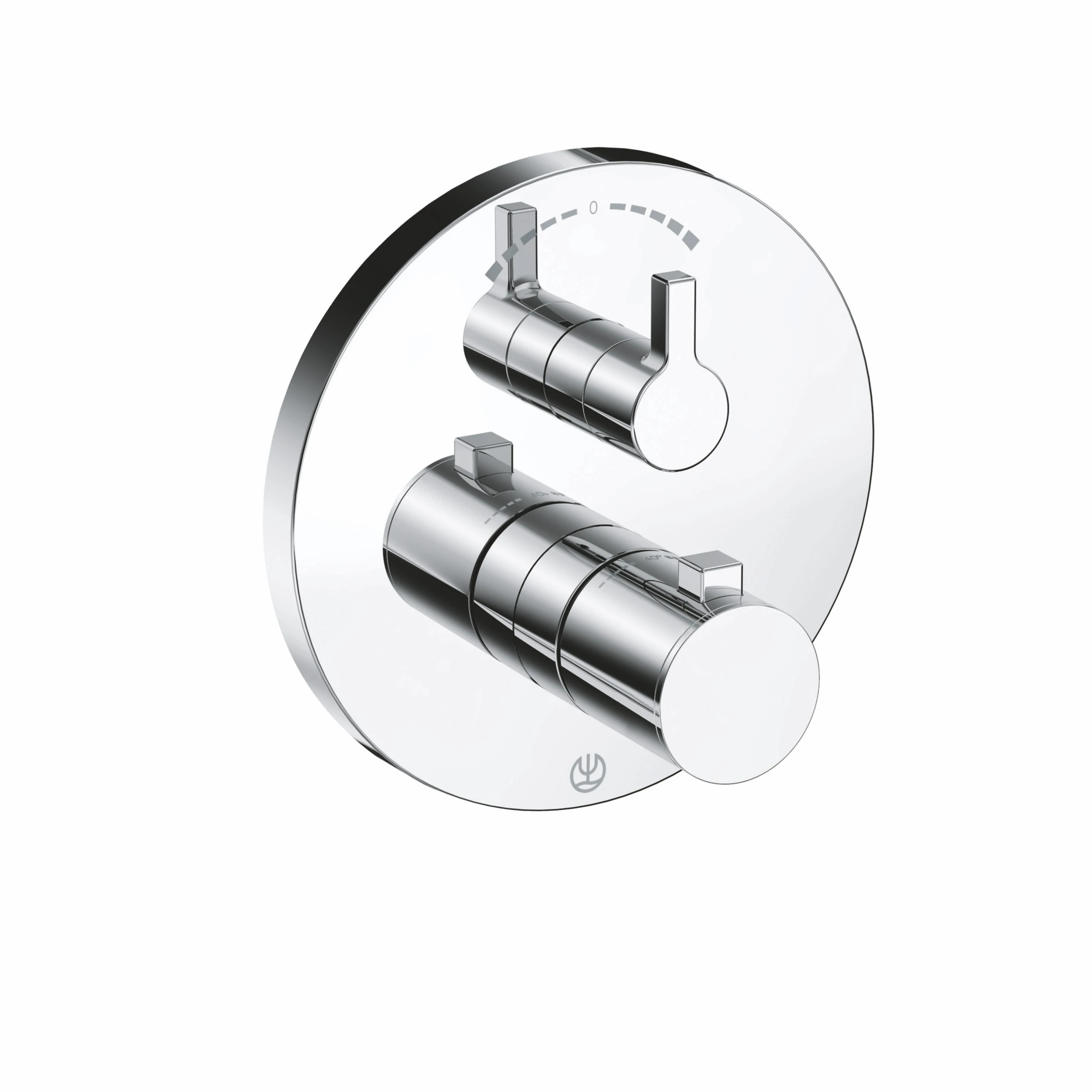 NOVA FONTE UP-THM chrom Feinbau-Set mit Funktionseinheit chrom