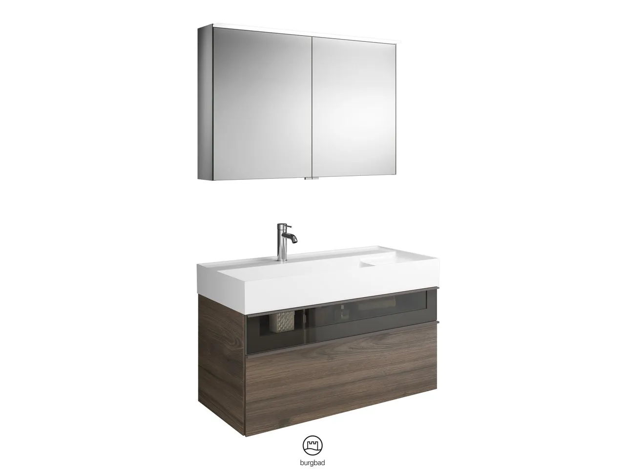 burgbad Yumo PG1 Badmöbelset (SFKZ102), Breite 1015 mm burgbad Yumo PG1 Badmöbelset (SFKZ102), Breite 1015 mm