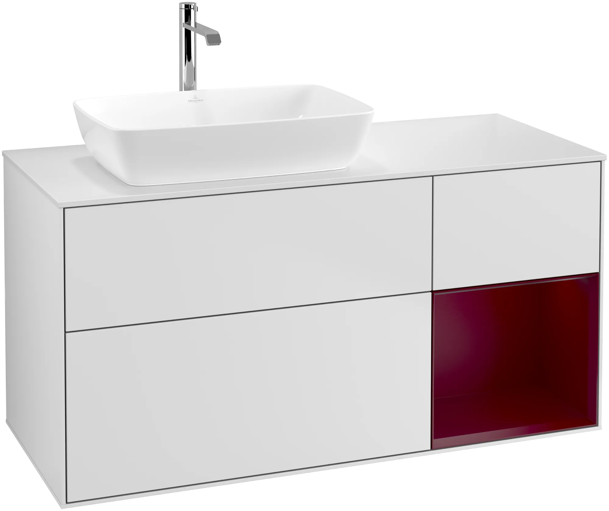 Villeroy & Boch Finion Waschbeckenunterschrank G81 1200x603x501mm mit Beleuchtung