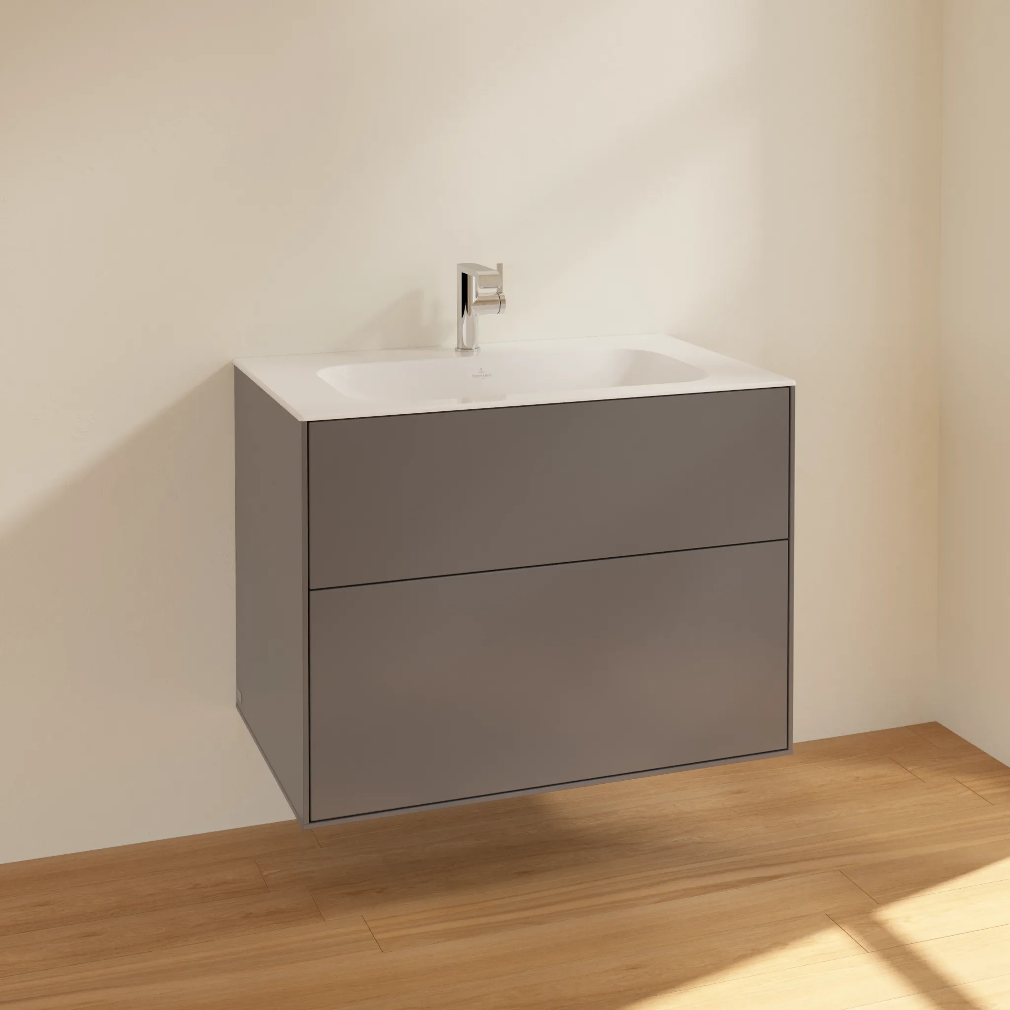 Villeroy & Boch Finion Waschbeckenunterschrank F01, 796x591x498mm, anthrazit Villeroy & Boch Finion Waschbeckenunterschrank F01, 796x591x498mm, anthrazit