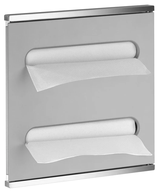 Plan Integral 44985011701 Modul Waschtisch 2 Anschlag links 326 x 325 x 143 mm verchromt/Aluminium silber