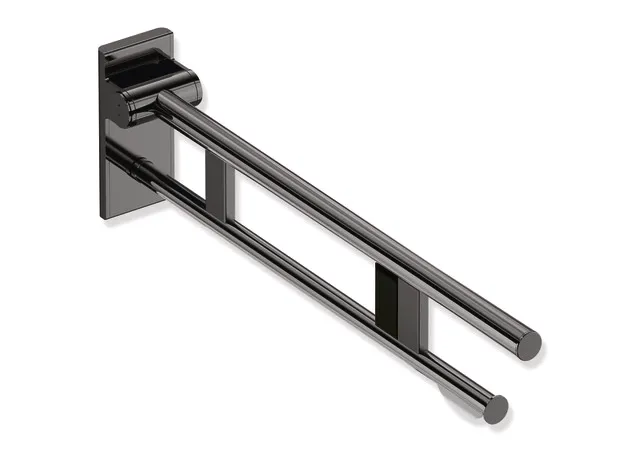 Mobiler Stützklappgriff Duo, Design A des Systems 900, Edelstahl, PVD, Ausladung 750 mm, mit WC-Papierhalter und Funk-Spülauslösung, Ausführung rechts, in Farbe CK (messing glänzend) Mobiler Stützklappgriff Duo, Design A des Systems 900, Edelstahl, PVD, Ausladung 750 mm, mit WC-Papierhalter und Funk-Spülauslösung, Ausführung rechts, in Farbe CK (messing glänzend)