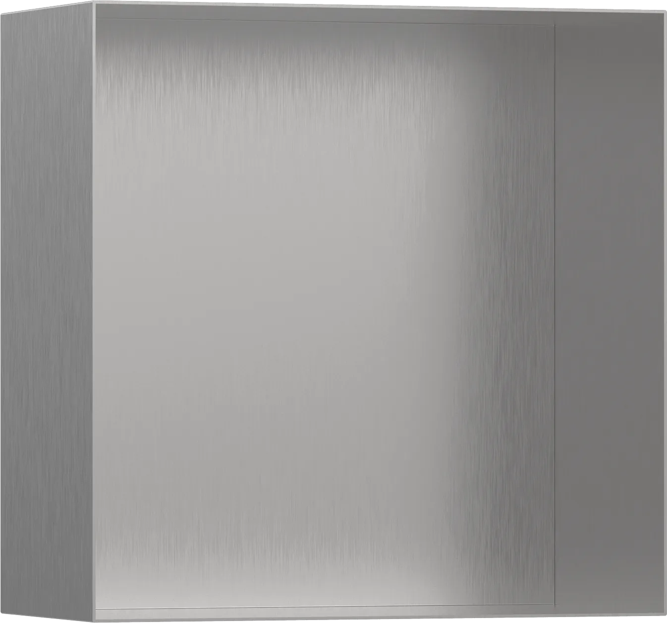 Hansgrohe XtraStoris Minimalistic Wandnische rahmenlos 300⁄300⁄140, Edelstahl gebürstet Hansgrohe XtraStoris Minimalistic Wandnische rahmenlos 300⁄300⁄140, Edelstahl gebürstet