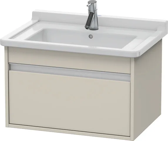 Duravit Waschtischunterschrank wandhängend „Ketho“ 65 × 41 × 45,5 cm Taupe Matt Duravit Waschtischunterschrank wandhängend „Ketho“ 65 × 41 × 45,5 cm Taupe Matt