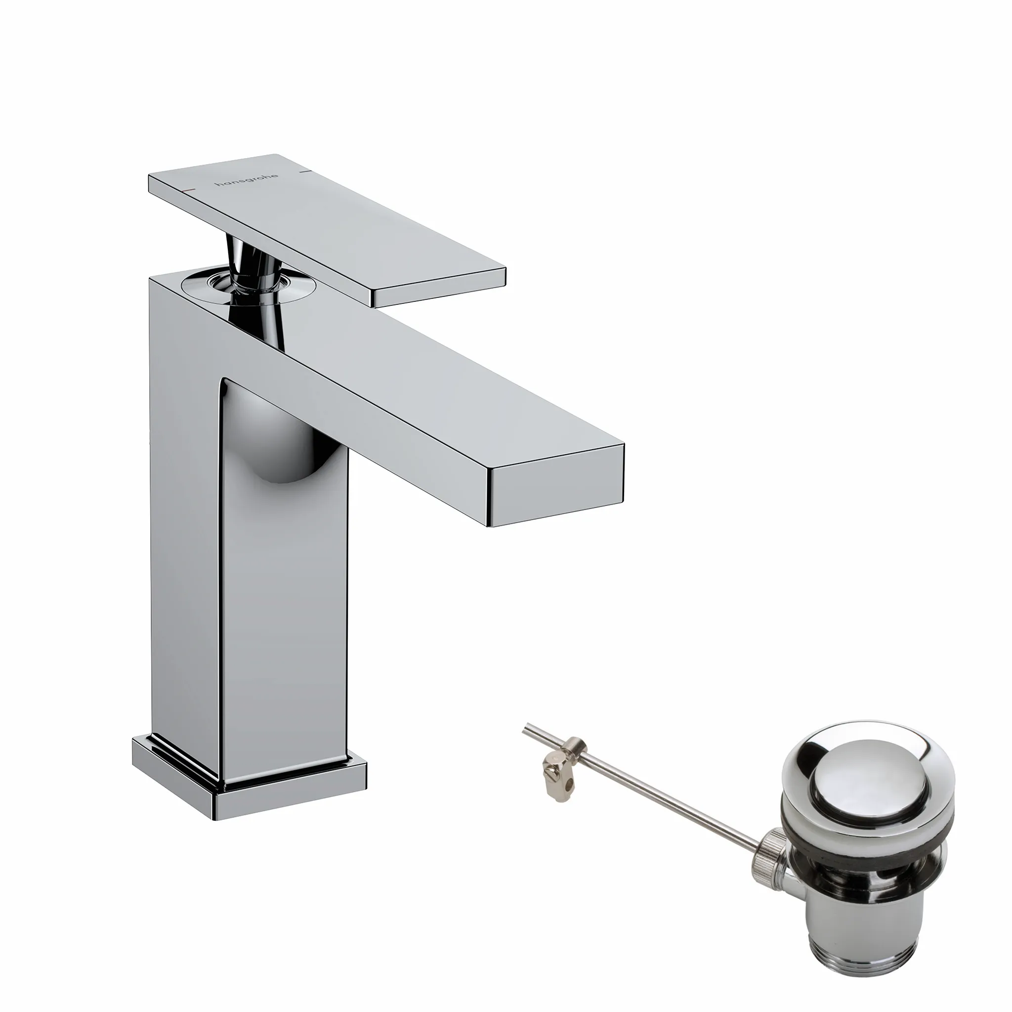 Hansgrohe Tecturis E Einhebel-Waschtischmischer 110 EcoSmart+ mit Zugstangen-Ablaufgarnitur, Chrom Hansgrohe Tecturis E Einhebel-Waschtischmischer 110 EcoSmart+ mit Zugstangen-Ablaufgarnitur, Chrom