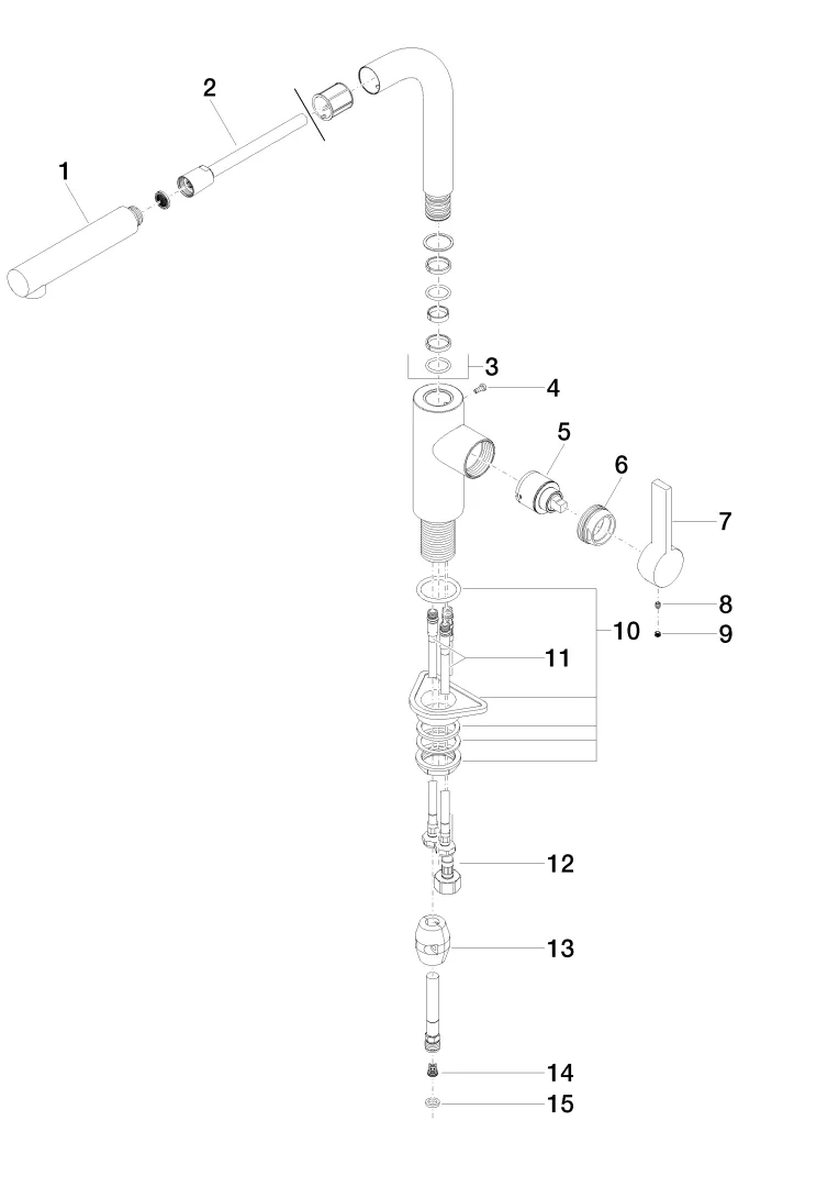 Dornbracht Elio Einhebelmischer Pull-out Chrom 33840790 Dornbracht Elio Einhebelmischer Pull-out Chrom 33840790