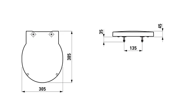 Laufen VAL Urinaldeckel, passend zu Absaugeurinal H840281, schwarz matt Laufen VAL Urinaldeckel, passend zu Absaugeurinal H840281, schwarz matt
