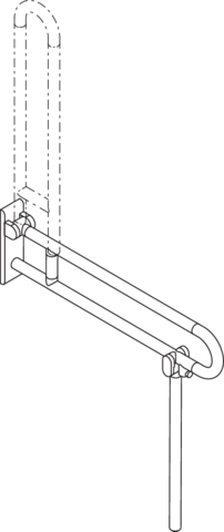 HEWI Stützklappgriff „Serie 801“