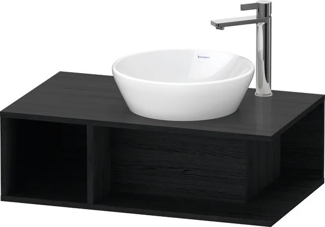 Duravit Waschtischunterschrank wandhängend „D-Neo“ 80 × 26 × 48 cm Eiche Schwarz