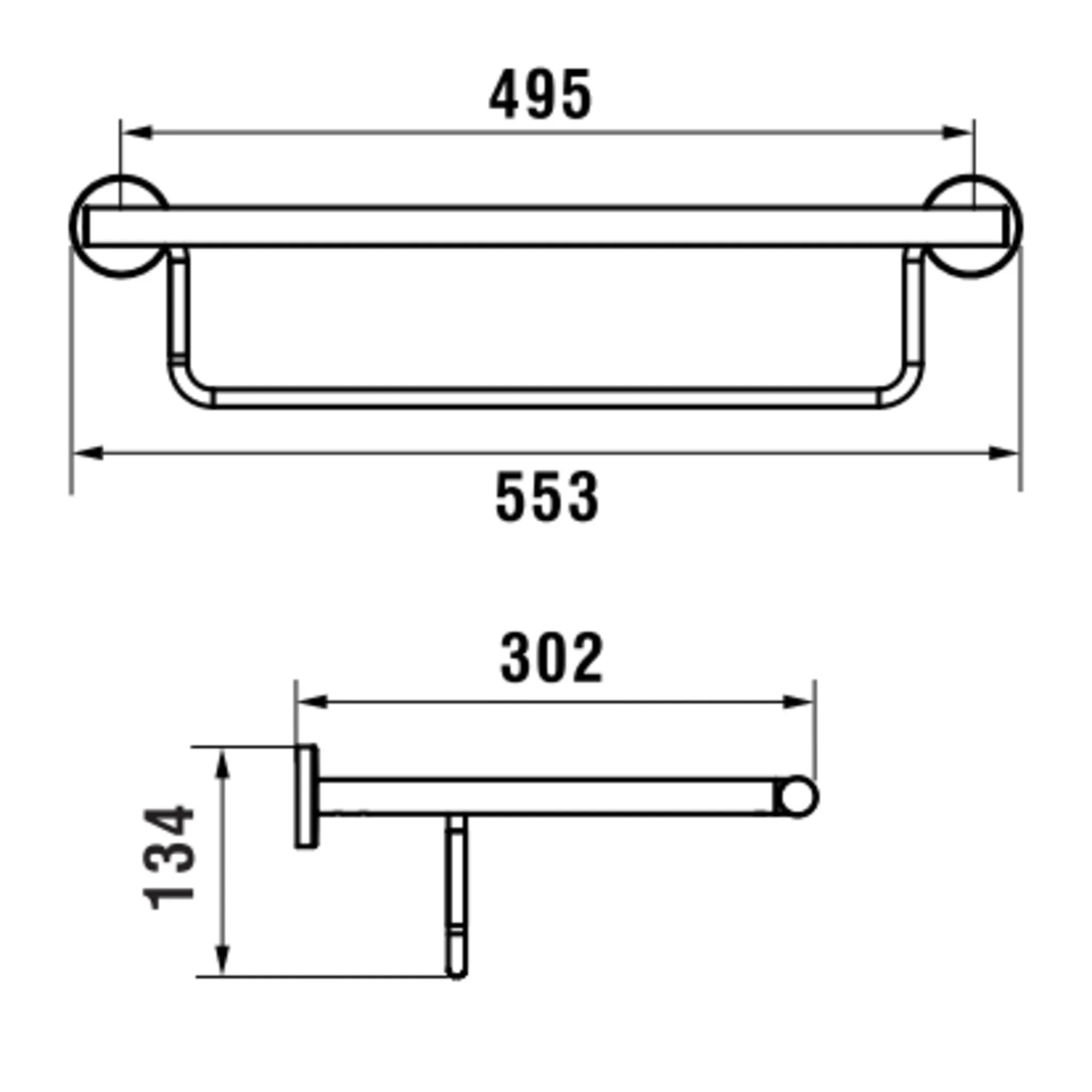 Niara Handtuchablage 38106.2 rosegold glänzend Niara Handtuchablage 38106.2 rosegold glänzend