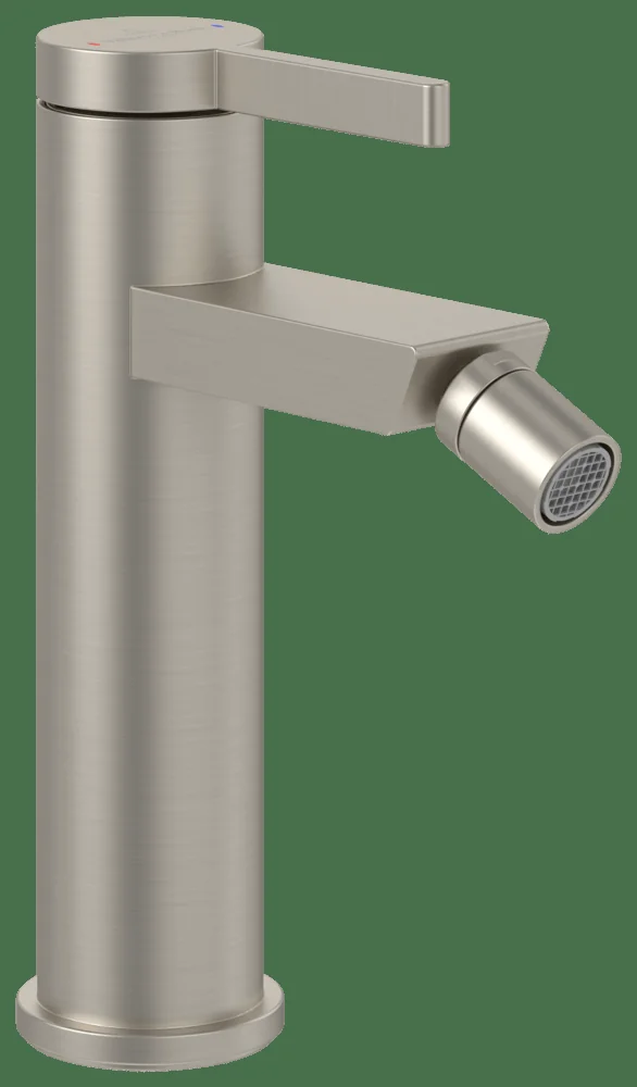 Villeroy & Boch Dawn Einhebel-Bidetarmatur TVB106201150, 38 x 166 x 122 mm, Brushed Nickel Matt
