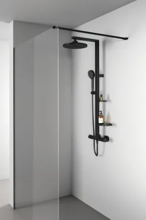 Ideal Standard Duschsystem Ceratherm Alu+ Silk Black Ideal Standard Duschsystem Ceratherm Alu+ Silk Black