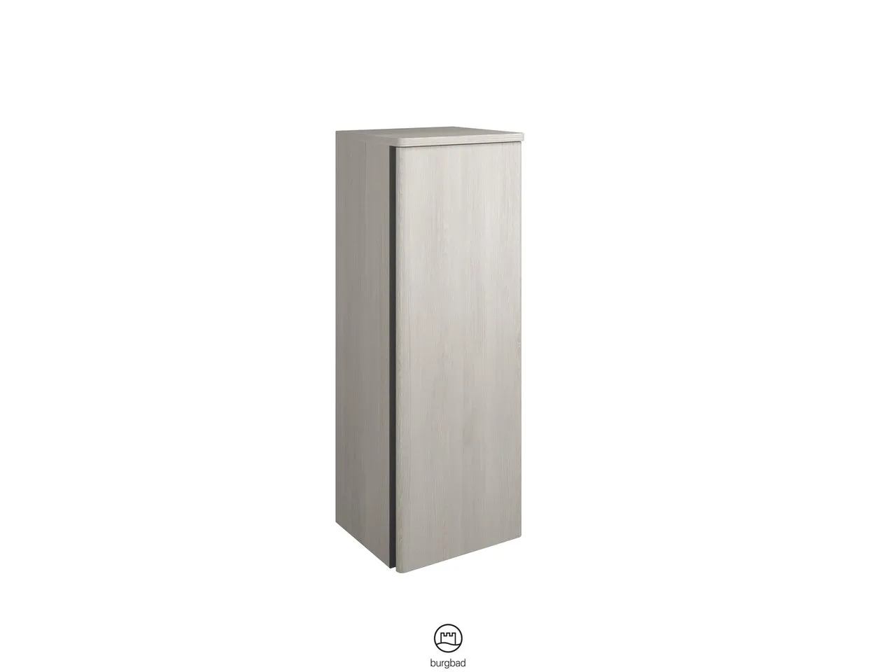burgbad Hochschrank „Badu“ 392 × 980 × 365 mm in Nussbaum Dekor Samt
