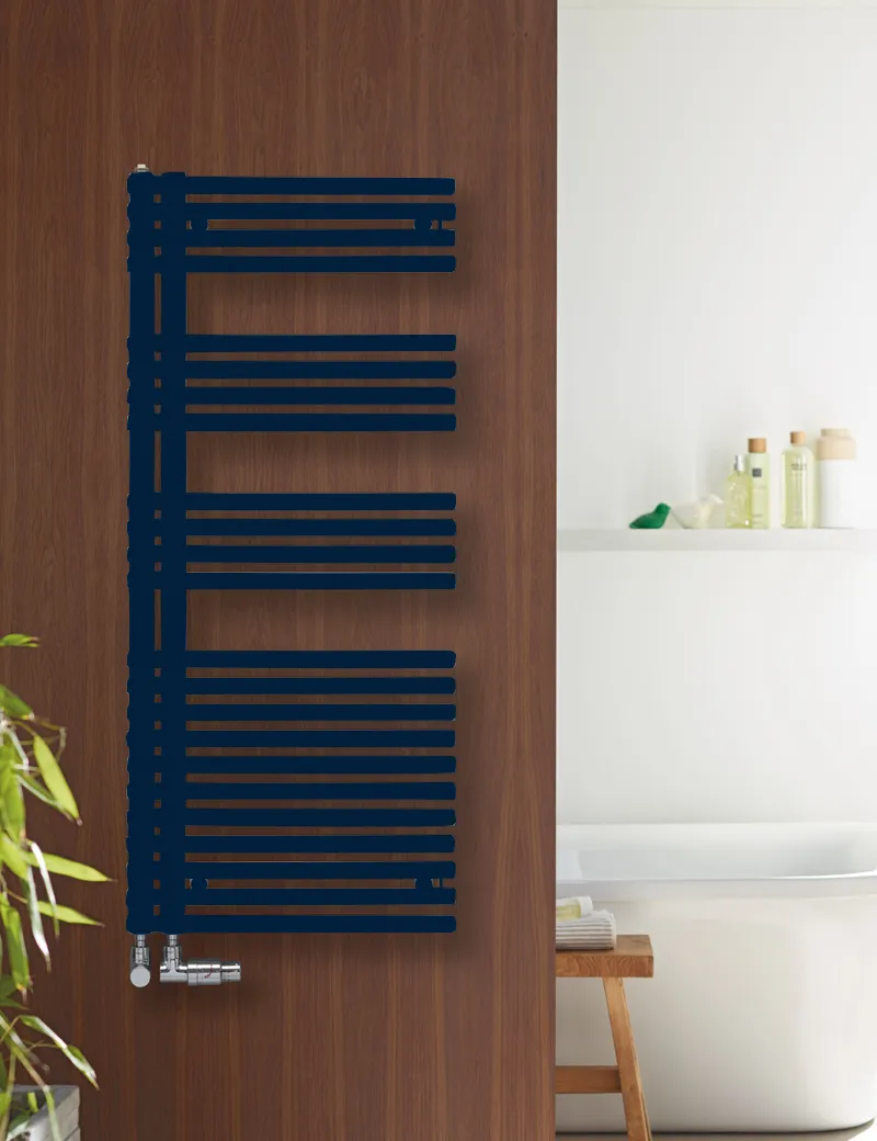 Zehnder Design-HK Forma Asym, rechts, 50 mm LFAR-150-050-05 – Badheizkörper