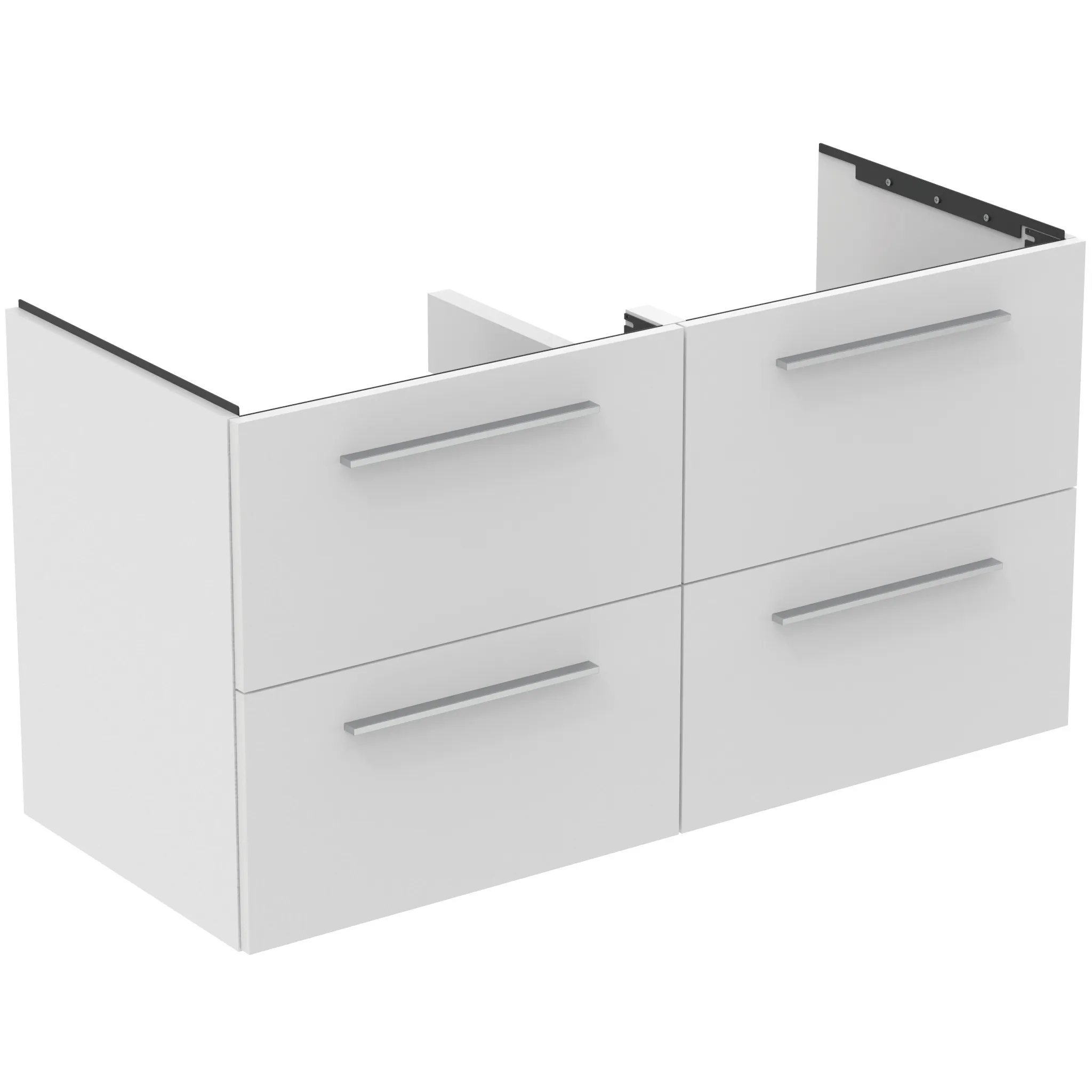 Ideal Standard Möbeldoppelwaschtischunterschrank i.life B 1200x505x630mm Weiß matt Ideal Standard Möbeldoppelwaschtischunterschrank i.life B 1200x505x630mm Weiß matt