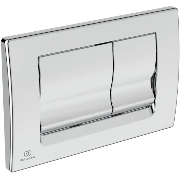 Ideal Standard Solea WC Betätigungsplatte M1, Mechanisch, 2-Mengen-Spültechnik, Chrom