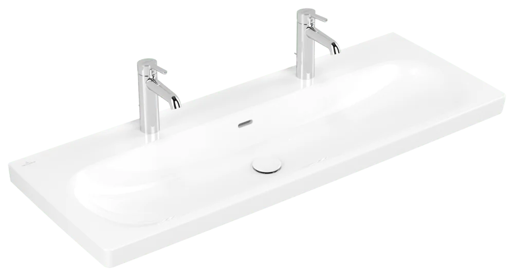 Villeroy & Boch Skyla Schrankwaschtisch TitanCeram 1200x460mm Rechteck Weiß Alpin Villeroy & Boch Skyla Schrankwaschtisch TitanCeram 1200x460mm Rechteck Weiß Alpin
