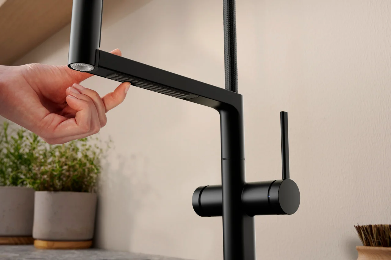 Hansgrohe Talis Select M54 PowderSpray Einhebel-Küchenmischer Semi-Pro, 3 Strahlarten, mattschwarz Hansgrohe Talis Select M54 PowderSpray Einhebel-Küchenmischer Semi-Pro, 3 Strahlarten, mattschwarz