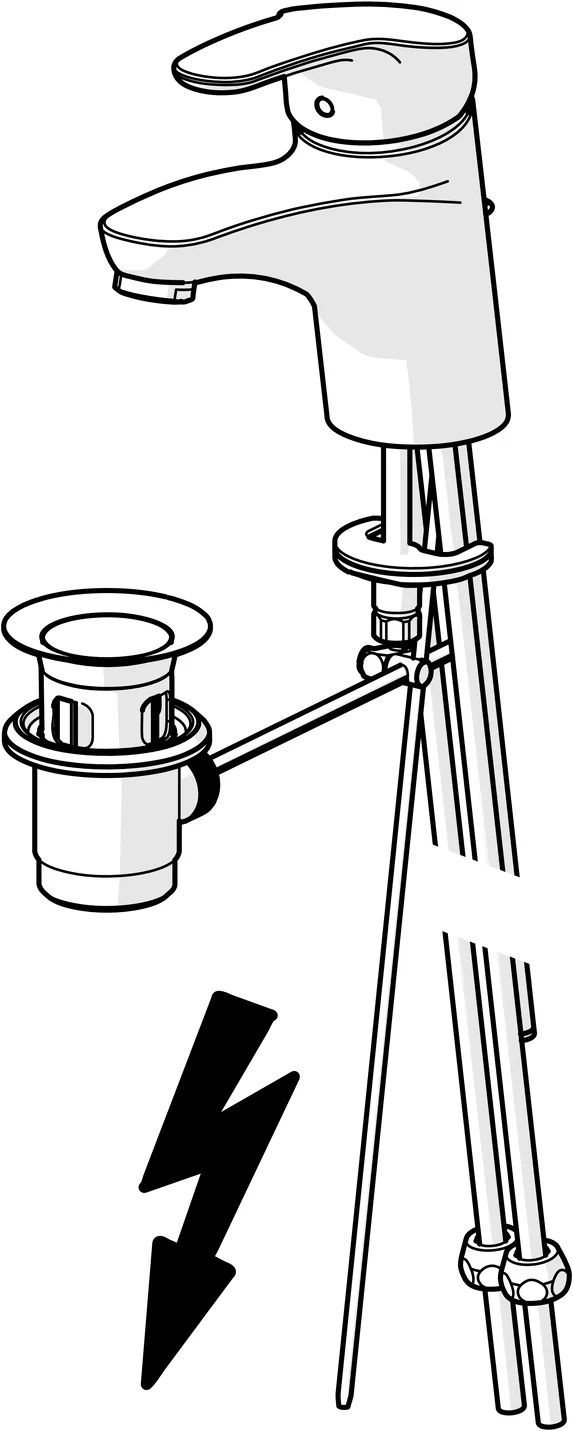 HansaMIX Waschtischarmatur Einhebelmischer HansaMIX 0113 Kupferrohr Zugstangenablaufgarnitur Ausladung 141 mm DN15 Chrom