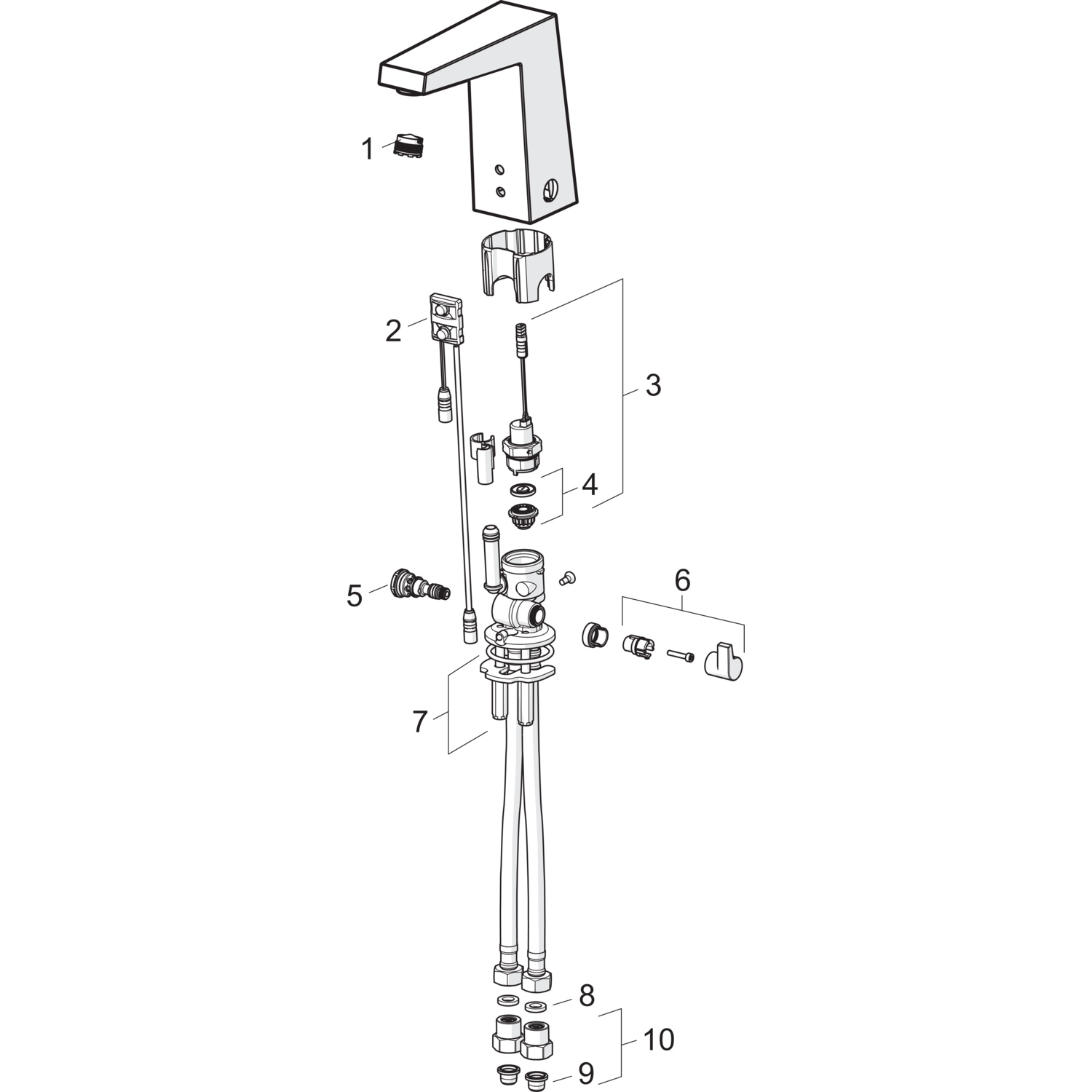WT-Batt. HansaLOFT 5748 9⁄12 V, Bluetooth Ausld. 143 mm DN15 chr WT-Batt. HansaLOFT 5748 9⁄12 V, Bluetooth Ausld. 143 mm DN15 chr