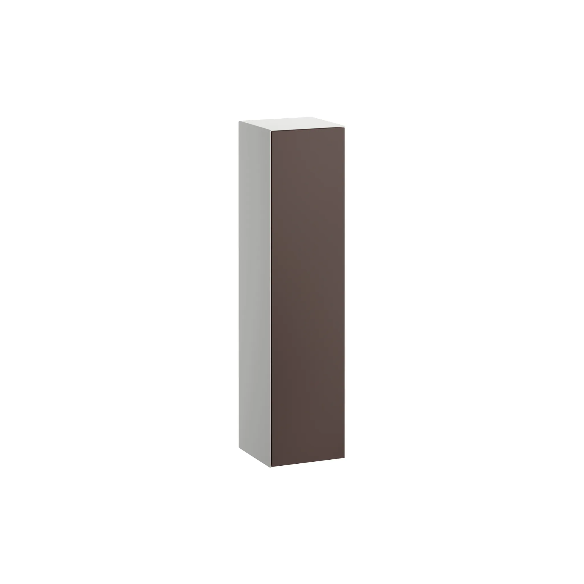 HS FOLIO 300x303x1246 1 Tür Scharn. re 4 Glasabl. Push/Pull Fossilgrau